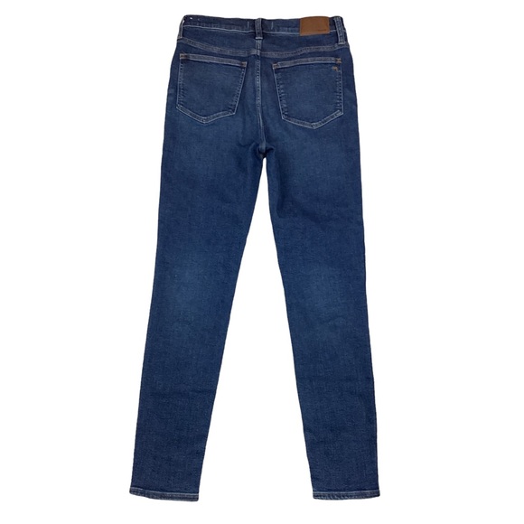 Madewell 10” High Rise Skinny Jeans Blue Like New - Picture 5 of 13